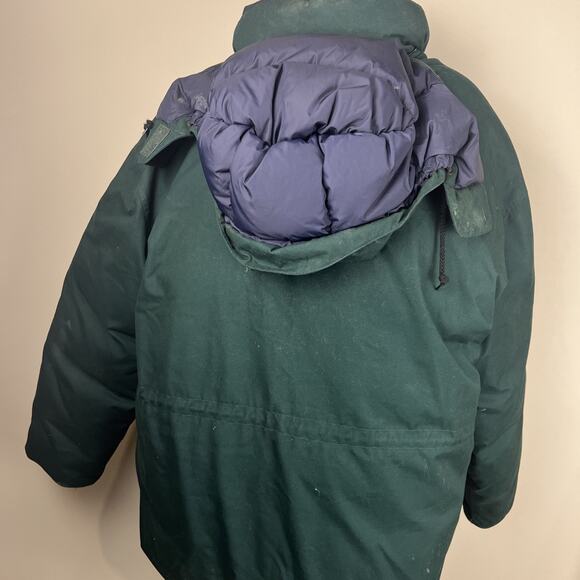 Eddie Bauer Coat Jacket X-Large Men’s Green Good Down Ridge Line - Picture 8 of 14